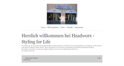 Desktop Screenshot of friseur-headworx.de