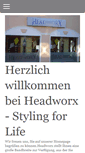 Mobile Screenshot of friseur-headworx.de