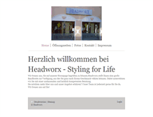 Tablet Screenshot of friseur-headworx.de